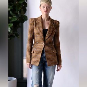 NWT Smythe - pagoda blazer - size 10 - umber tweed